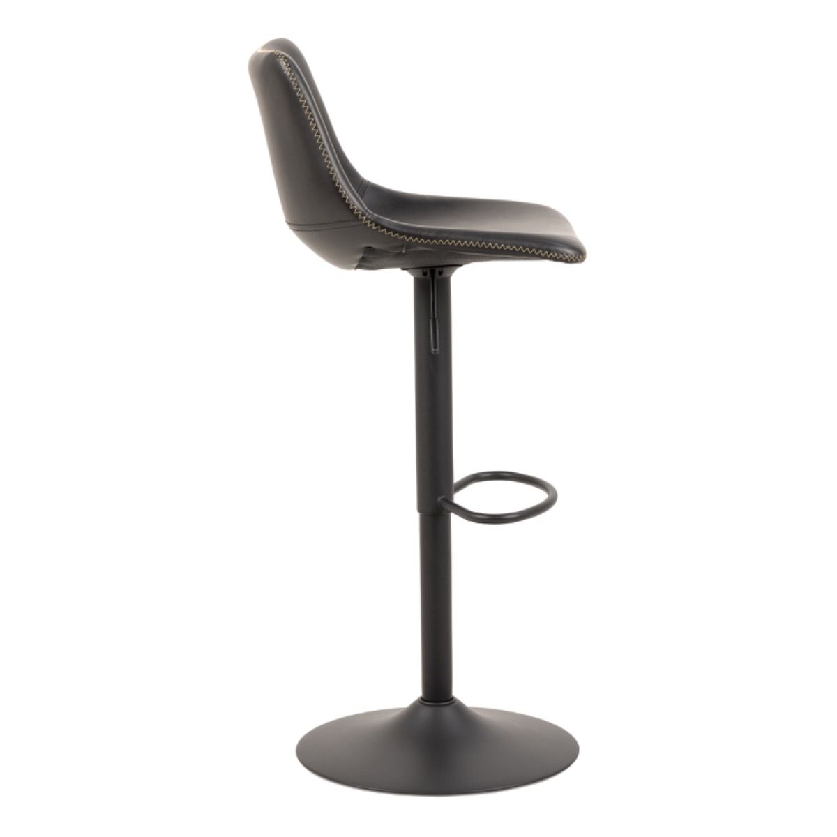 I_Oregon Bar Stool In Black - Price Crash Furniture