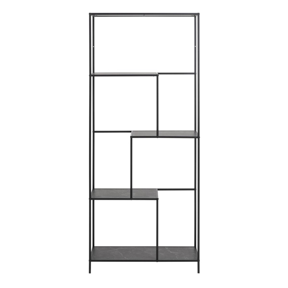 Infinity Bookcase With 4 shelves In Black - Price Crash Furniture