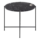 Avila Side Table With Black Marble Effect - Price Crash Furniture