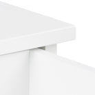 Avignon Floating Wall Mounted Square Bedside Table With 1 Drawer In White - Price Crash Furniture