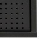 Angus 180cm Wide TV Cabinet Unit In Black Ash Melamine - Price Crash Furniture