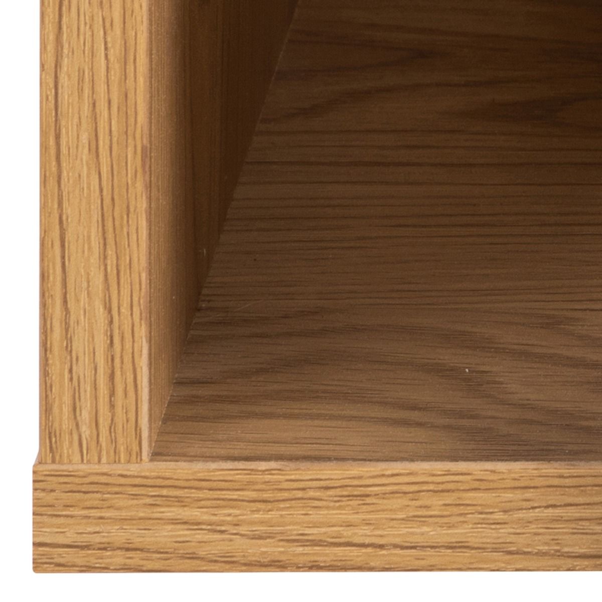 Ashlan Floating Wall Mounted Square Bedside Table With 1 Drawer In Oak - Price Crash Furniture