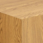 Dice Square Coffee Table Set In Oak Effect - Price Crash Furniture