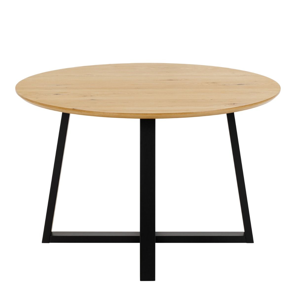 Malika 4 Seat Round Dining Table In Wild Oak - Price Crash Furniture