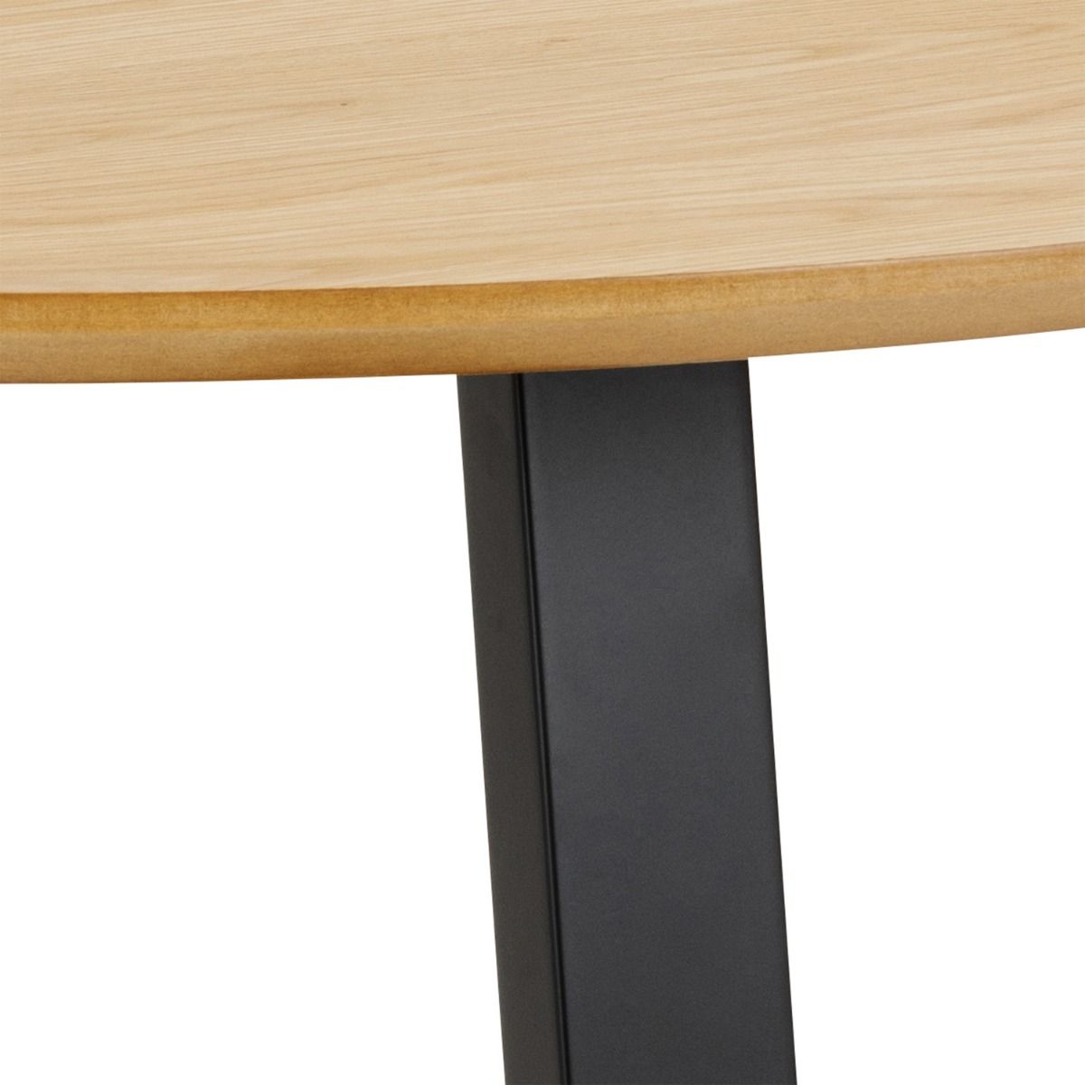 Malika 4 Seat Round Dining Table In Wild Oak - Price Crash Furniture