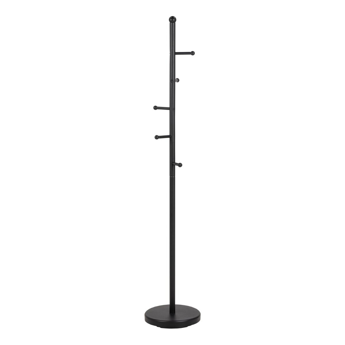 Aspen Modern Coat Hanger, Frame And Base In Matt Black - Price Crash Furniture