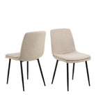 Becca Dining Chair In Beige Set Of 4 - Price Crash Furniture