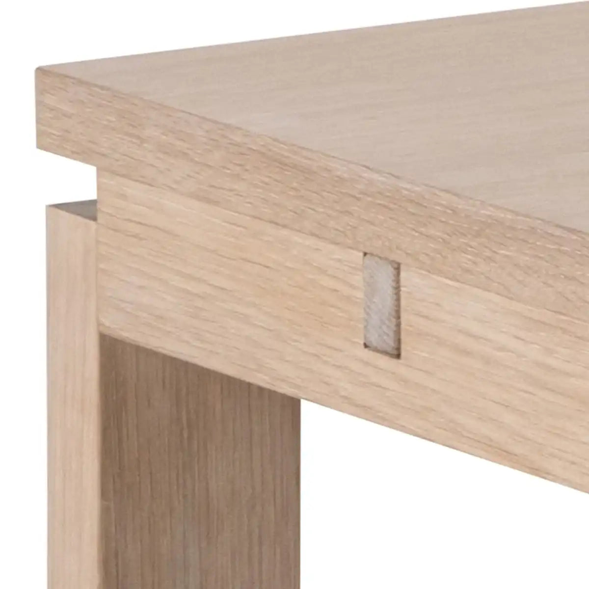 Linley Dining Table In White Oak - Price Crash Furniture