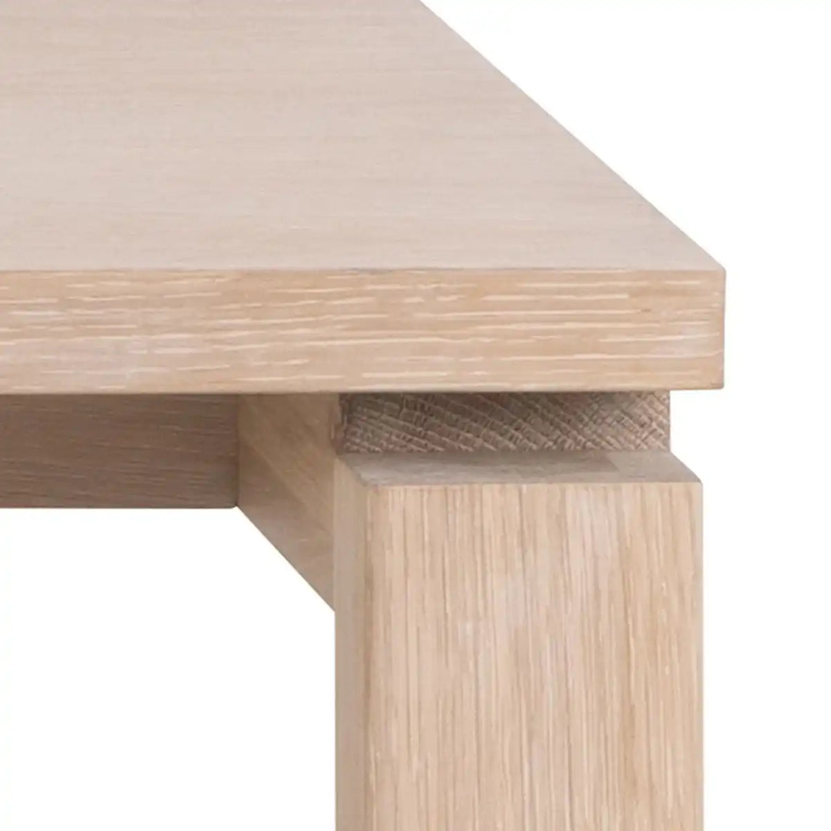 Linley Dining Table In White Oak - Price Crash Furniture