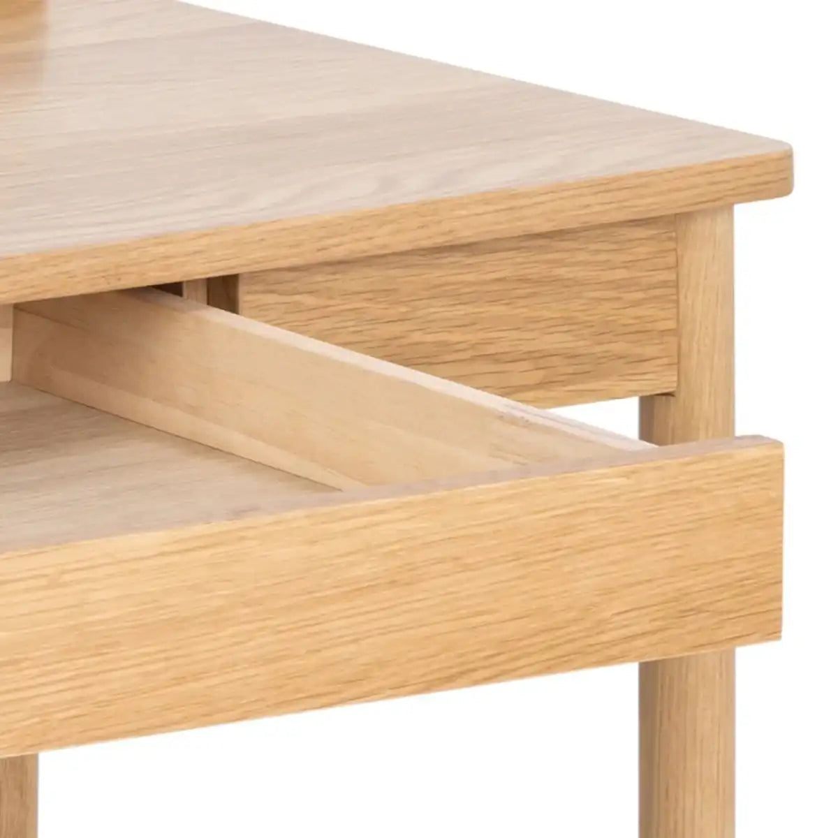 Paul Scandinavian Style Home Office Desk In Oak - Price Crash Furniture