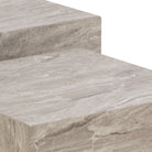 Dice Coffee Table Set In Grey Marble Effect - Price Crash Furniture