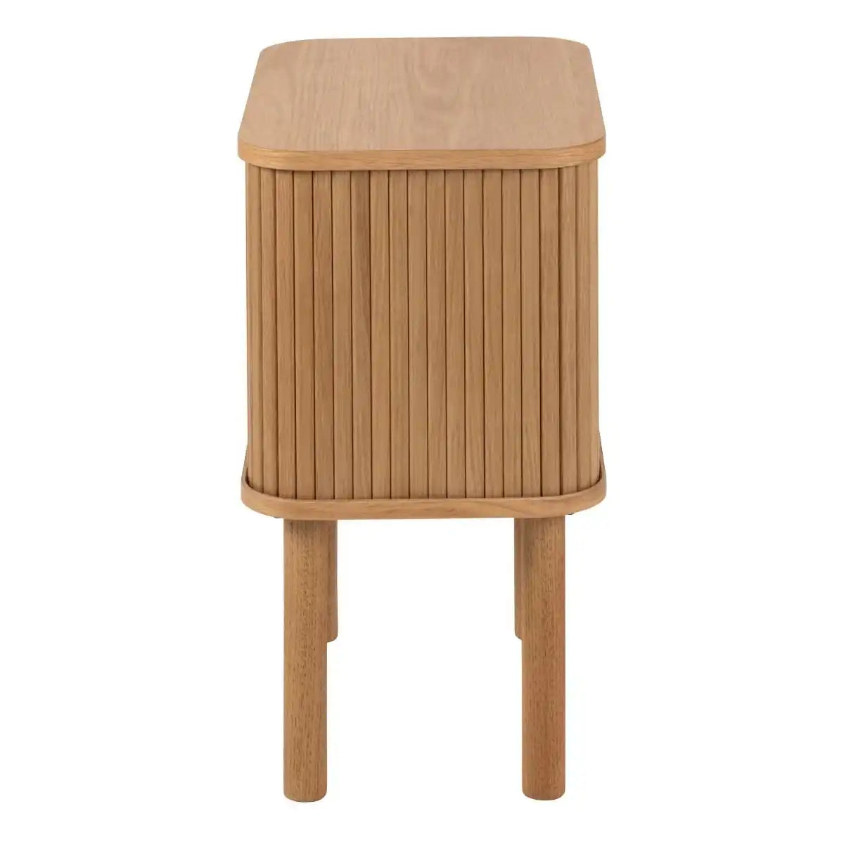 Langley Square Bedside Table In Oak - Price Crash Furniture