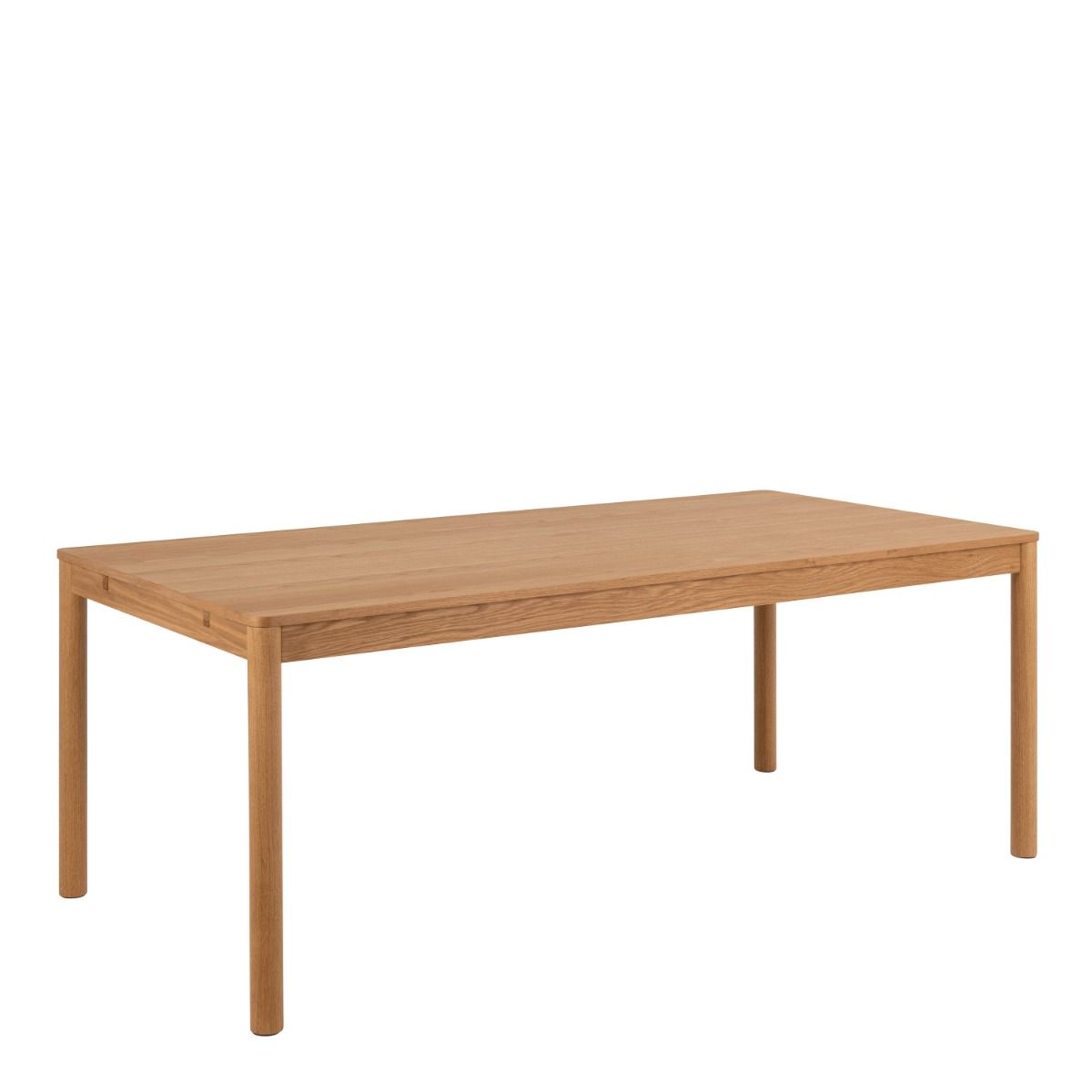 Atlantic 8 Seat Large Rectangular Dining Table In Oak - Price Crash Furniture