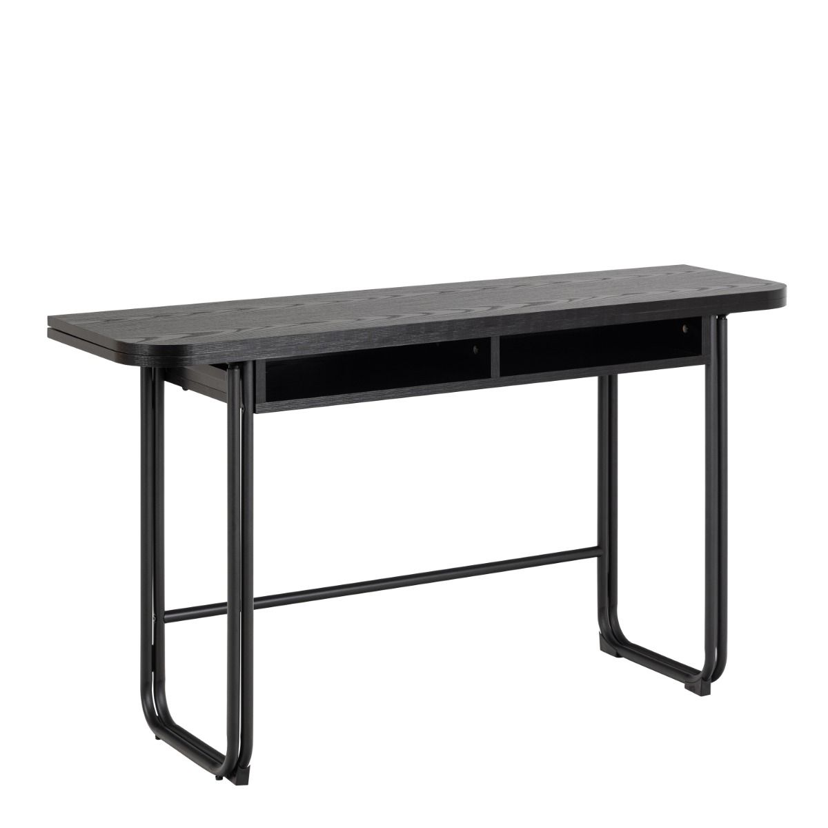 Darlington 140 cm Dining Table In Black Ash Finish - Price Crash Furniture