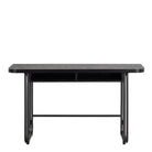 Darlington 140 cm Dining Table In Black Ash Finish - Price Crash Furniture