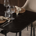 Darlington 140 cm Dining Table In Black Ash Finish - Price Crash Furniture