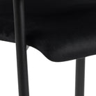 Lima Dining Chair With Armrest In Black Set Of 2 - Price Crash Furniture