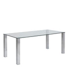 Kante Dining Table With Glass Top - Price Crash Furniture