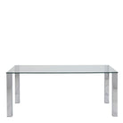 Kante Dining Table With Glass Top - Price Crash Furniture