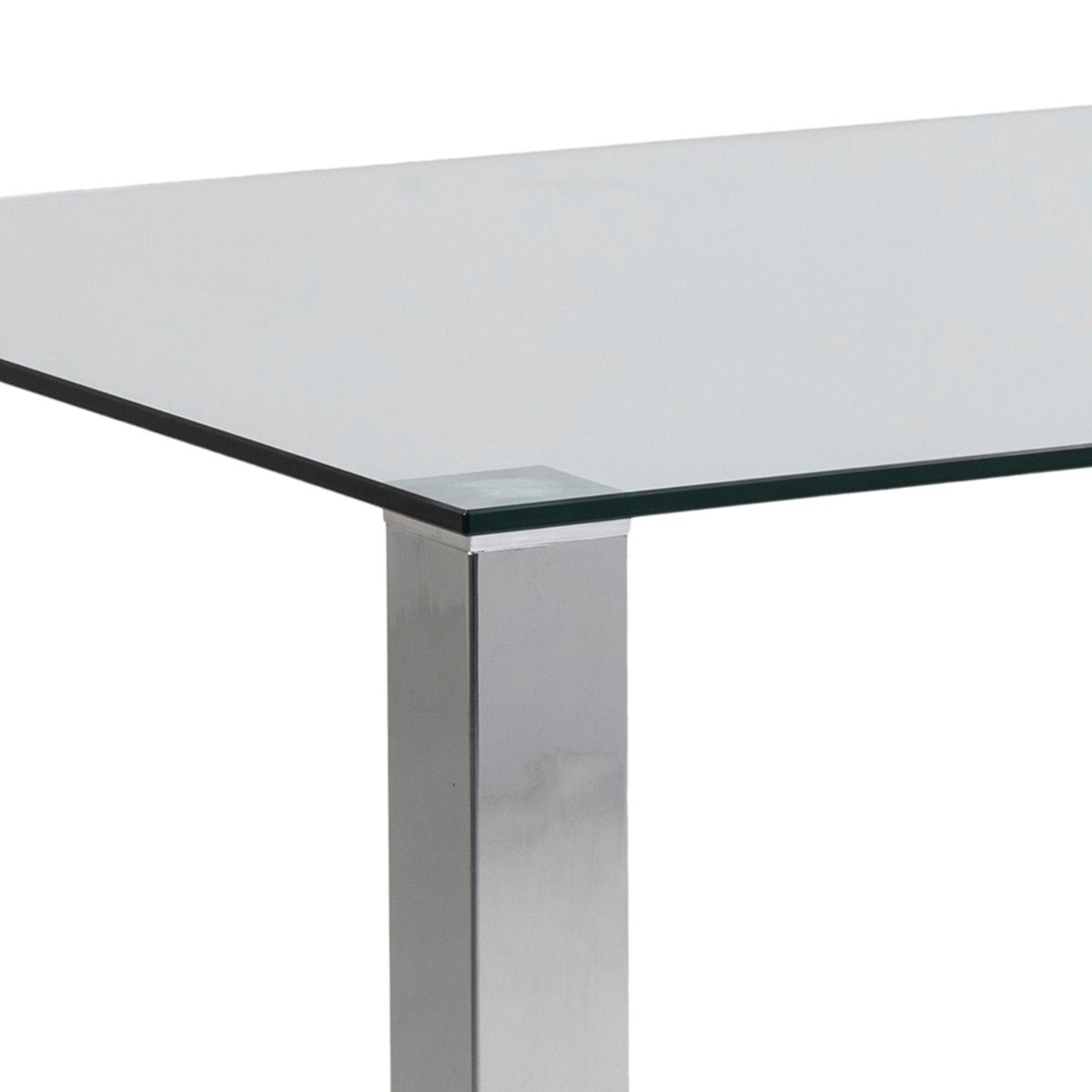 Kante Dining Table With Glass Top - Price Crash Furniture