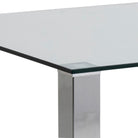 Kante Dining Table With Glass Top - Price Crash Furniture