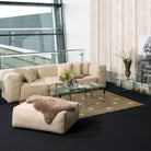 Katrine Coffee Table Set With Glass Top - Price Crash Furniture