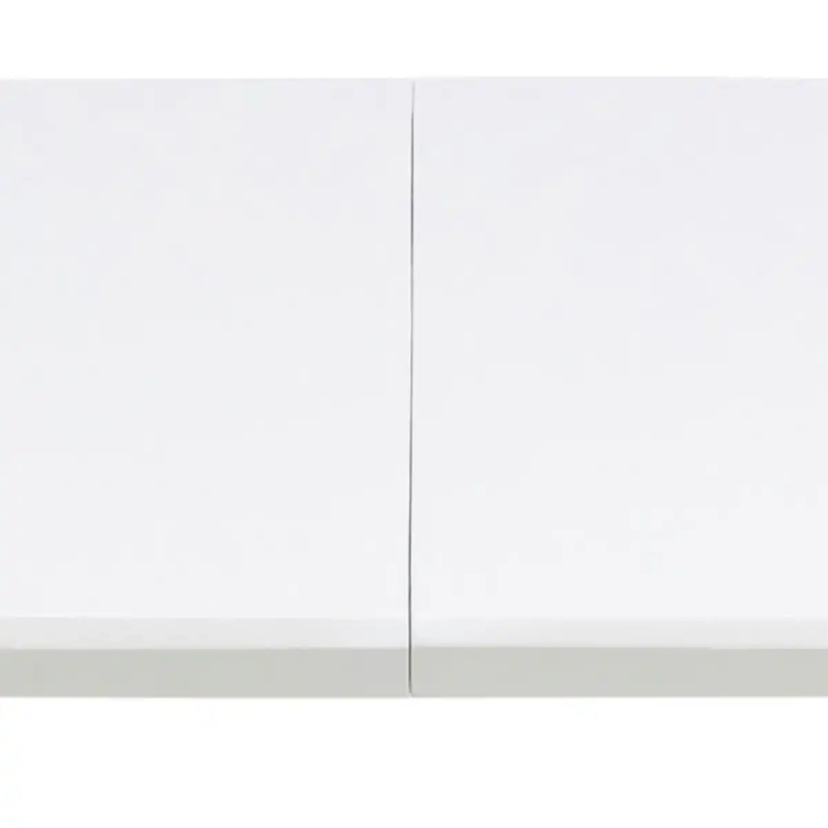 Belina 270cm Oval Dining Table In White & Oak Seats 8 - Price Crash Furniture