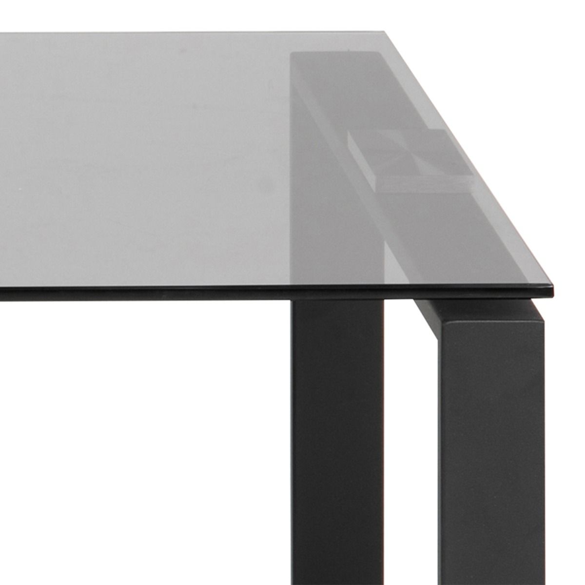 Katrine Coffee Table Set With Smoked Glass Top - Price Crash Furniture