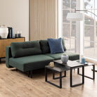 Katrine Ceramic Coffee Table Set In Black - Price Crash Furniture