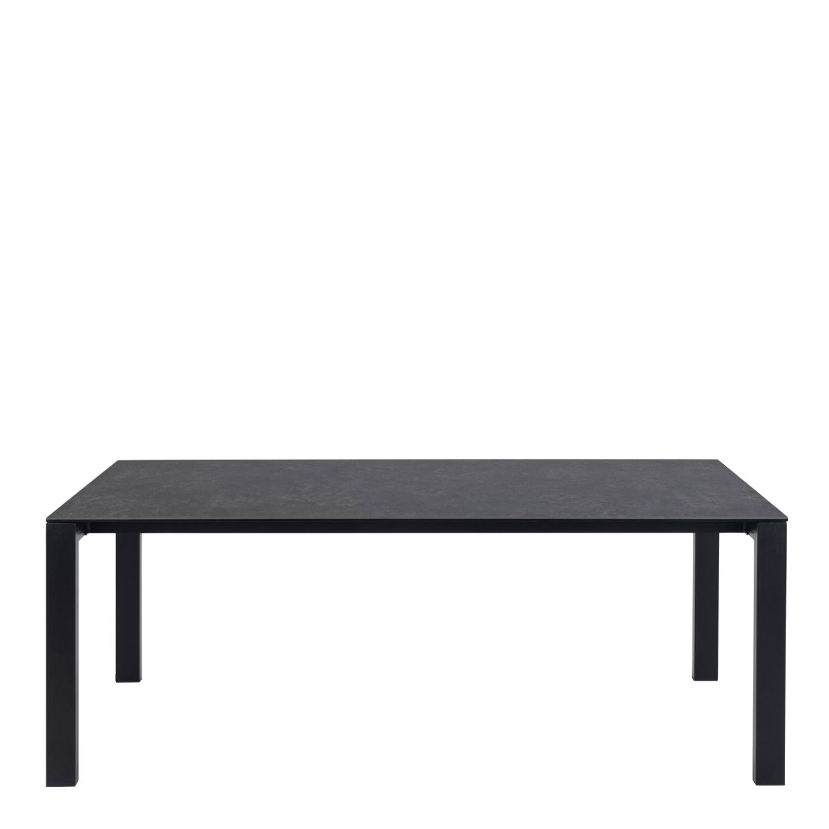 Brentford 200cm long Matt Black Ceramic Dining Table - Price Crash Furniture