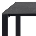 Brentford 200cm long Matt Black Ceramic Dining Table - Price Crash Furniture