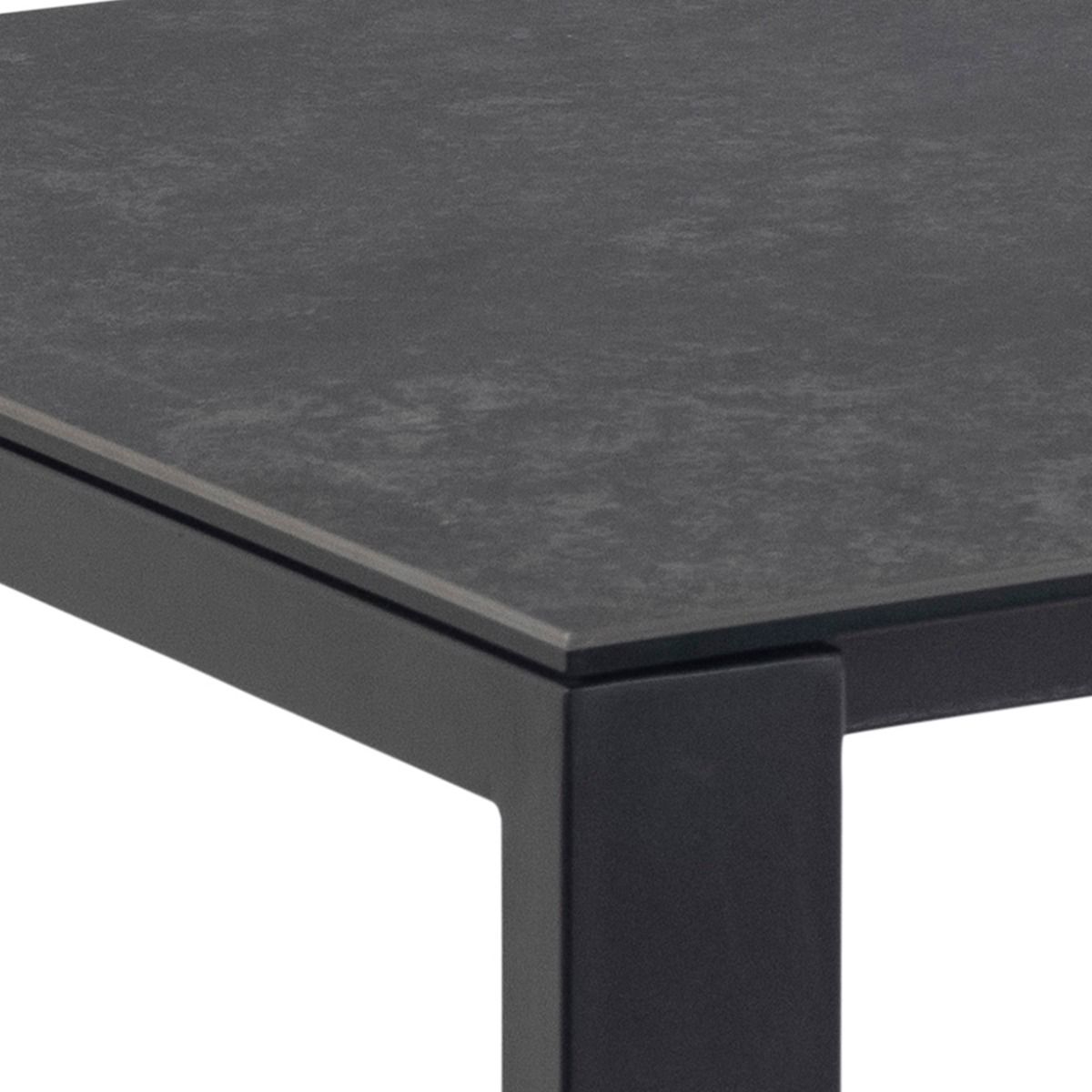 Brentford 200cm long Matt Black Ceramic Dining Table - Price Crash Furniture