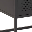 Newcastle 2 Door Cabinet In Matt Black - Price Crash Furniture