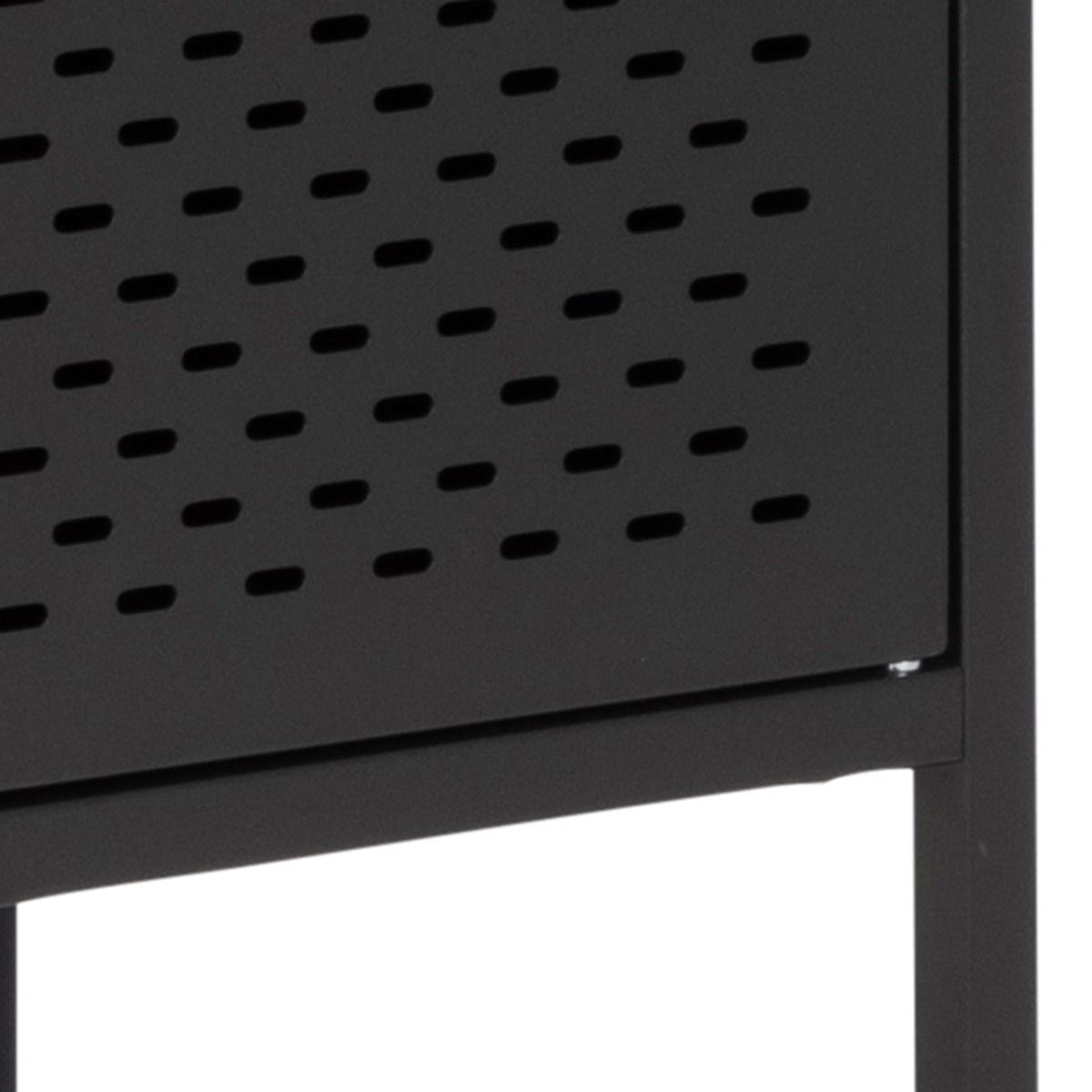 Newcastle 2 Door Cabinet In Matt Black - Price Crash Furniture