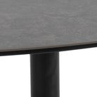 Barnsley Black Plectrum Shaped Ceramic Coffee Table - Price Crash Furniture