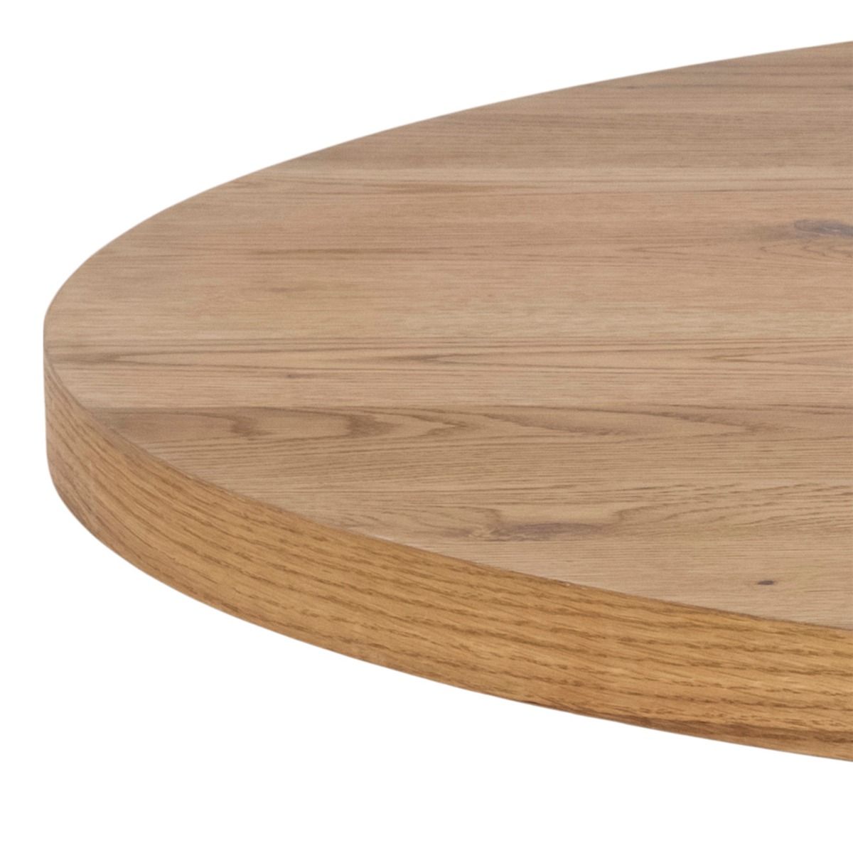 Heaven 120 cm Round Small Dining Table In Oak - Price Crash Furniture