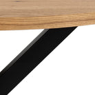 Heaven 120 cm Round Small Dining Table In Oak - Price Crash Furniture