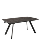 Blackburn Black Ceramic 240cm Extending Dining Table - Price Crash Furniture