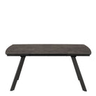 Blackburn Black Ceramic 240cm Extending Dining Table - Price Crash Furniture