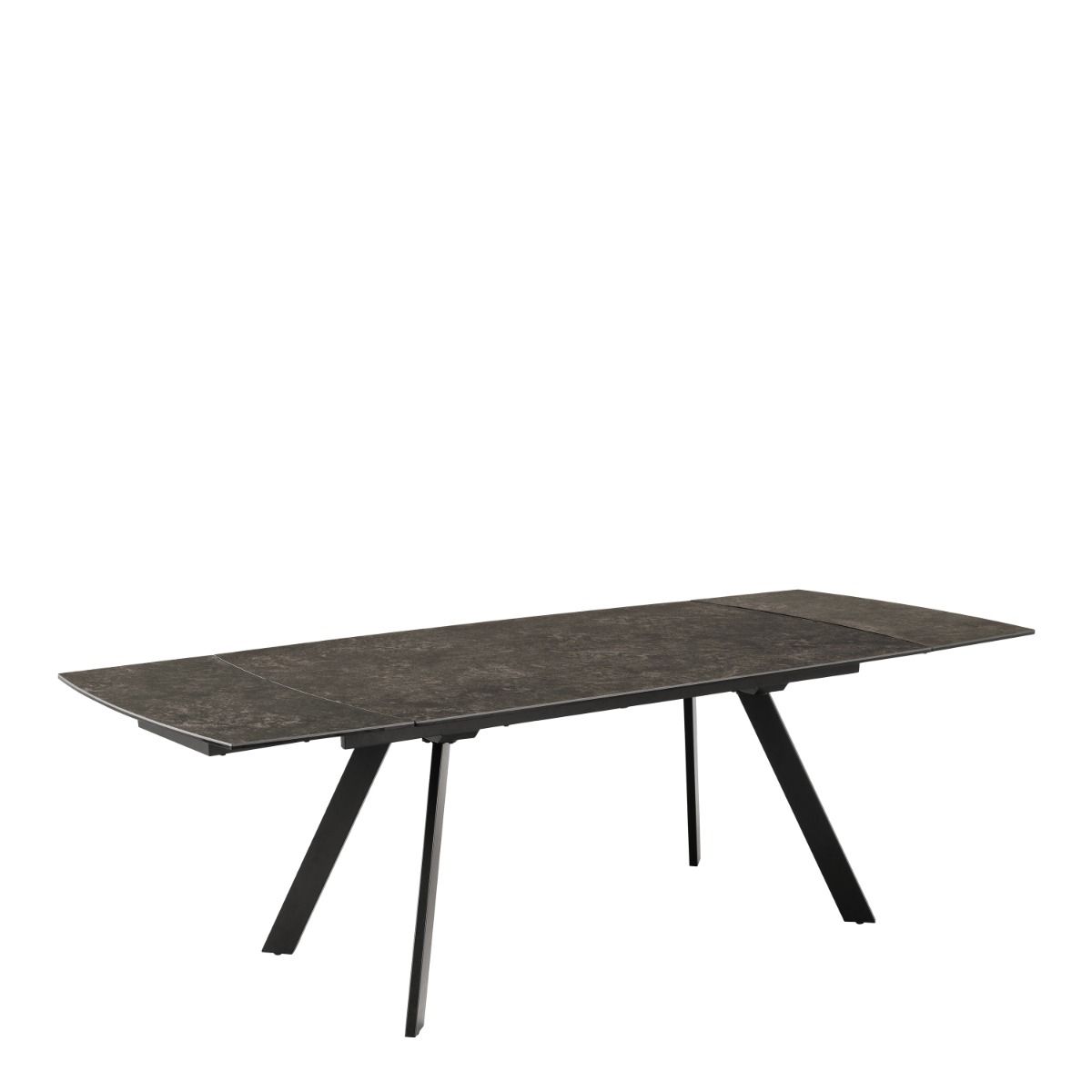 Blackburn Black Ceramic 240cm Extending Dining Table - Price Crash Furniture