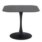 Malta Ceramic Square Dining Table Black - Price Crash Furniture