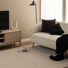 Linley 2 Door TV Unit In White Oak - Price Crash Furniture