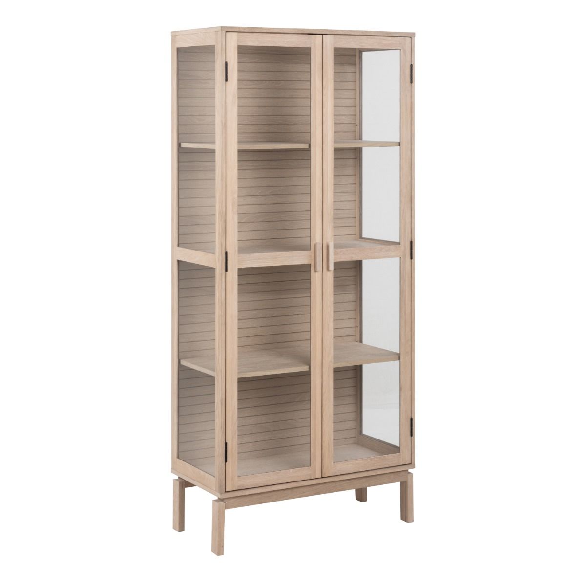 Linley Display Cabinet In White - Price Crash Furniture