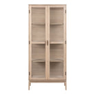 Linley Display Cabinet In White - Price Crash Furniture