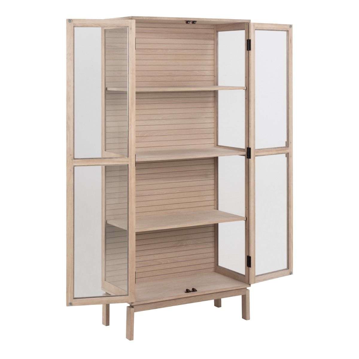 Linley Display Cabinet In White - Price Crash Furniture