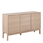 Linley 3 Door Sideboard In White Oak - Price Crash Furniture