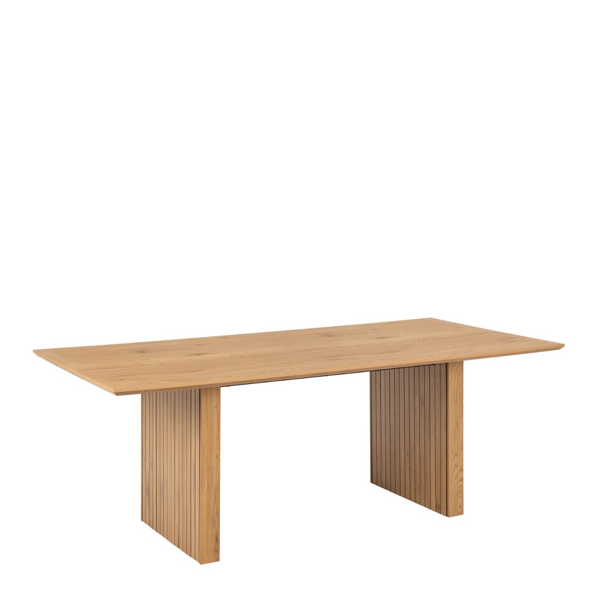 Colima 210cm Dining Table In Oak - Price Crash Furniture