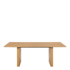 Colima 210cm Dining Table In Oak - Price Crash Furniture