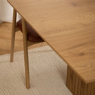 Colima 210cm Dining Table In Oak - Price Crash Furniture