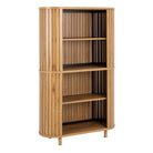 Colima 4 Shelf Bookcase In Oak - Price Crash Furniture